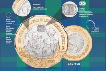 Banxico lanza moneda de $20 conmemorativa por 100 años de llegada menonita a México