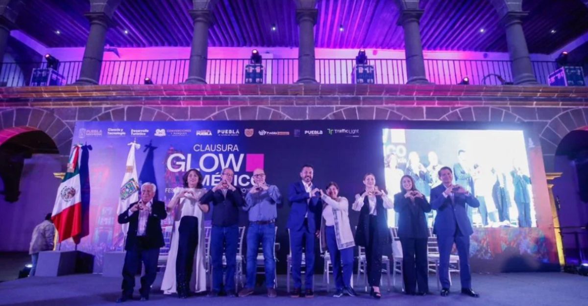Festival de Luz, Arte y Tecnología Glow México en Puebla recibió a más de 800 mil visitantes nacionales y extranjeros 
					