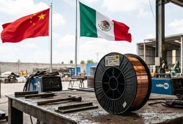 México impone cuota compensatoria de 1.02 dólares por kilogramo a microalambre chino