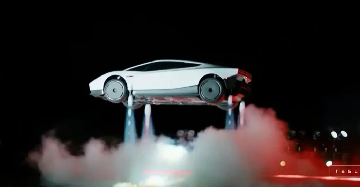 Elon Musk presenta el auto “volador” de Tesla, pero reconoce que no es necesariamente seguro para todos